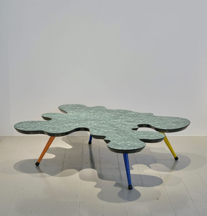 Alessandro Mendini Ondoso table courtesy ammann gallery