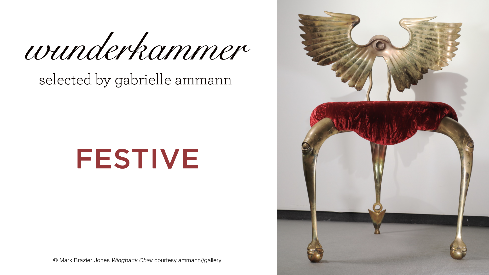 © Mark Brazier Jones Wingback Chair courtesy ammann//gallery