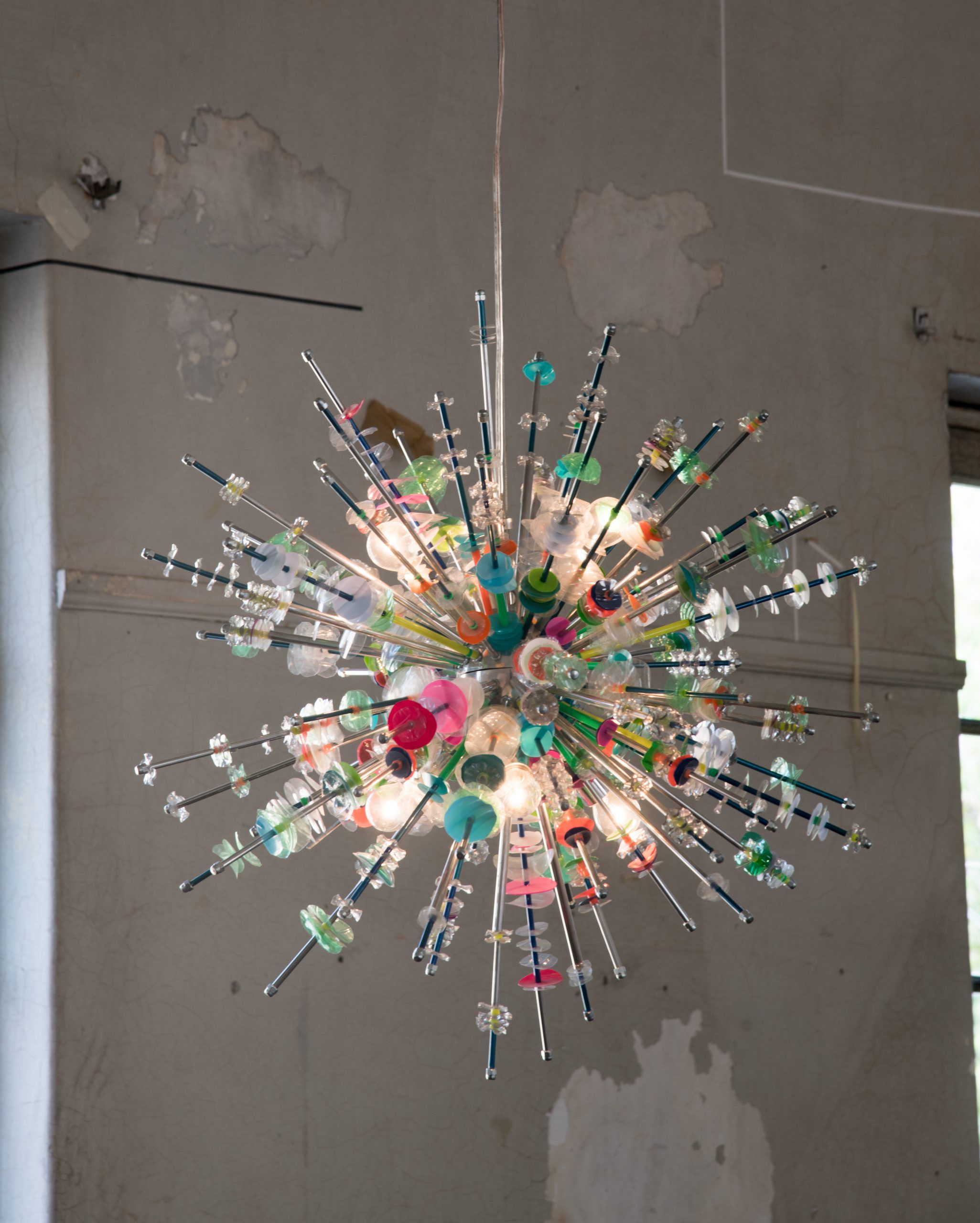 Thierry Jeannot Orion Chandelier coloured ammann gallery