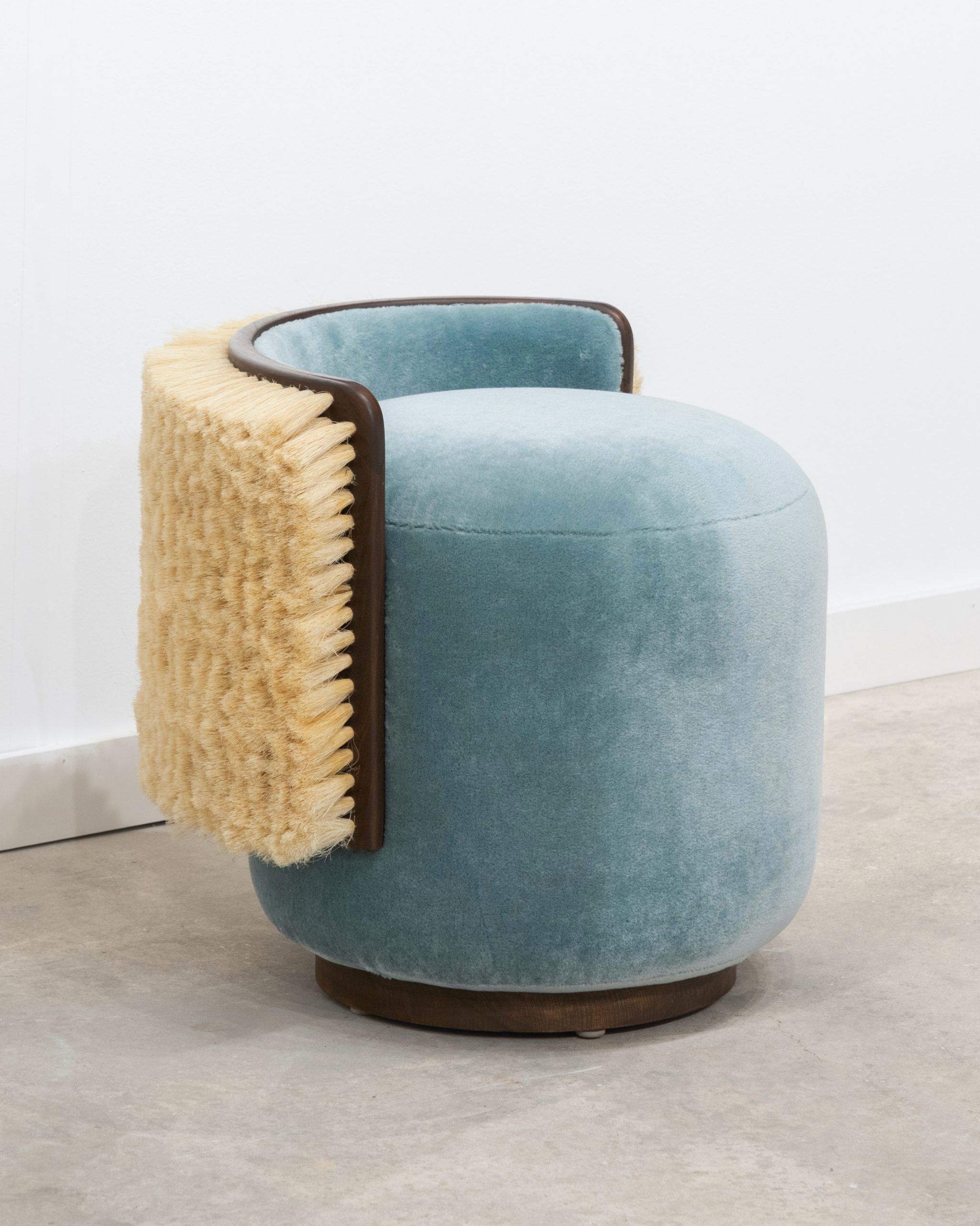 Ad Hoc Roots Stool Turquoise courtesy ammann//gallery