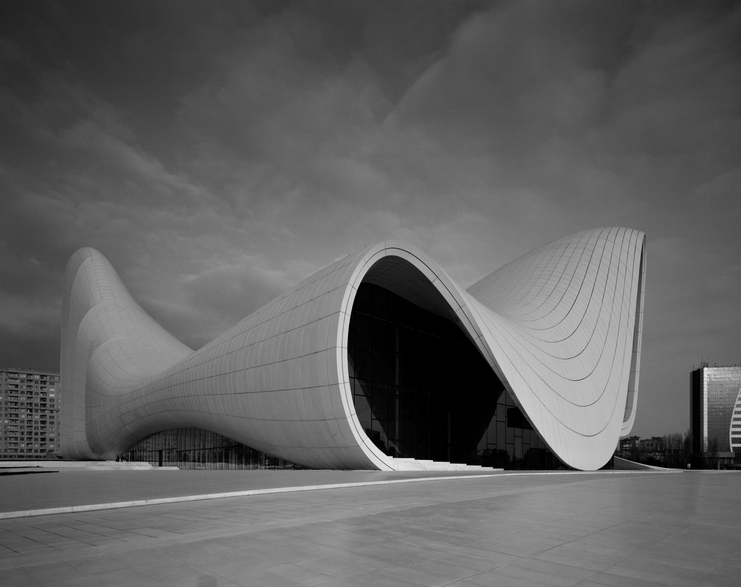 © Hélène Binet 'Heydar Aliyev Center, Baku 01' Architecture by Zaha Hadid courtesy ammann//gallery
