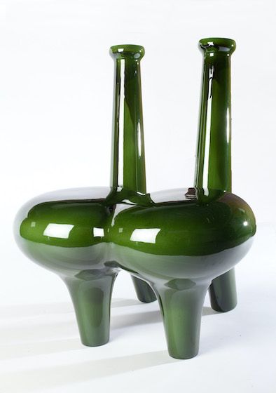 © Satyendra Pakhale Flower Offering Chair Green Glossy courtesy ammanngallery