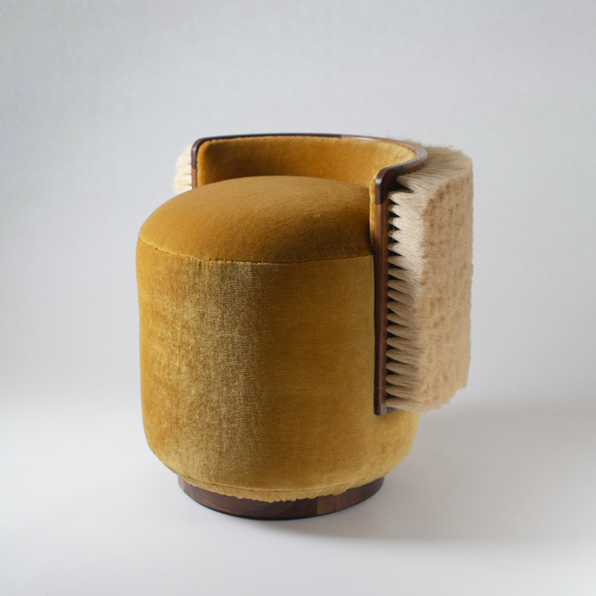 © Ad Hoc Roots stool goldcourtesy ammann//gallery