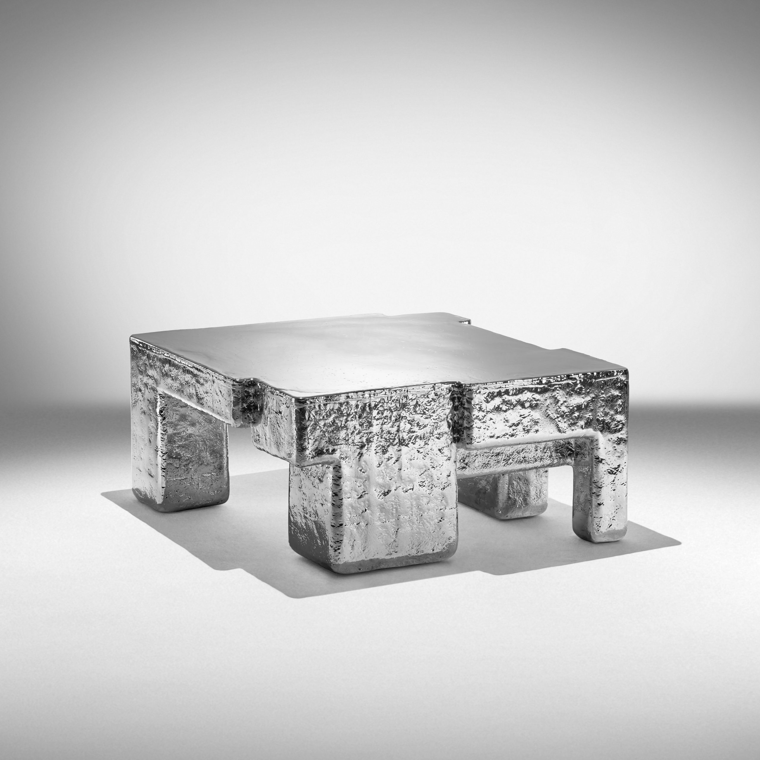 © Studio Nucleo 'Nickel Fossil Coffee Table' courtesy ammann//gallery