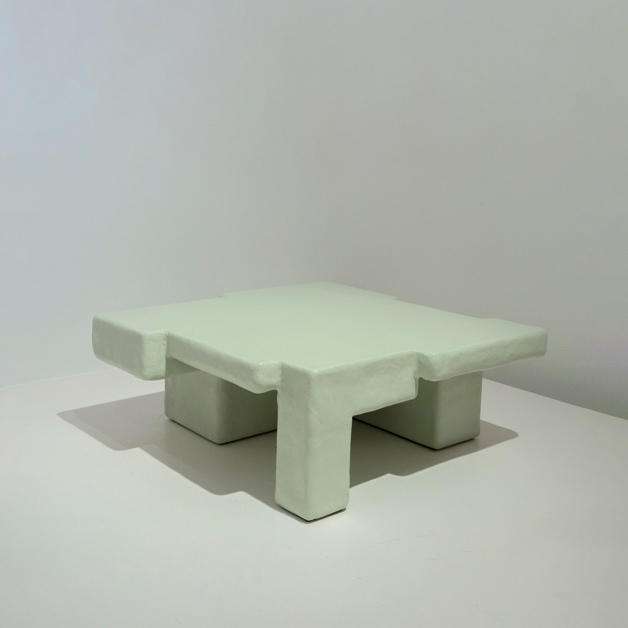 © Studio Nucleo Primitive Green Coffee Table courtesy ammann gallery