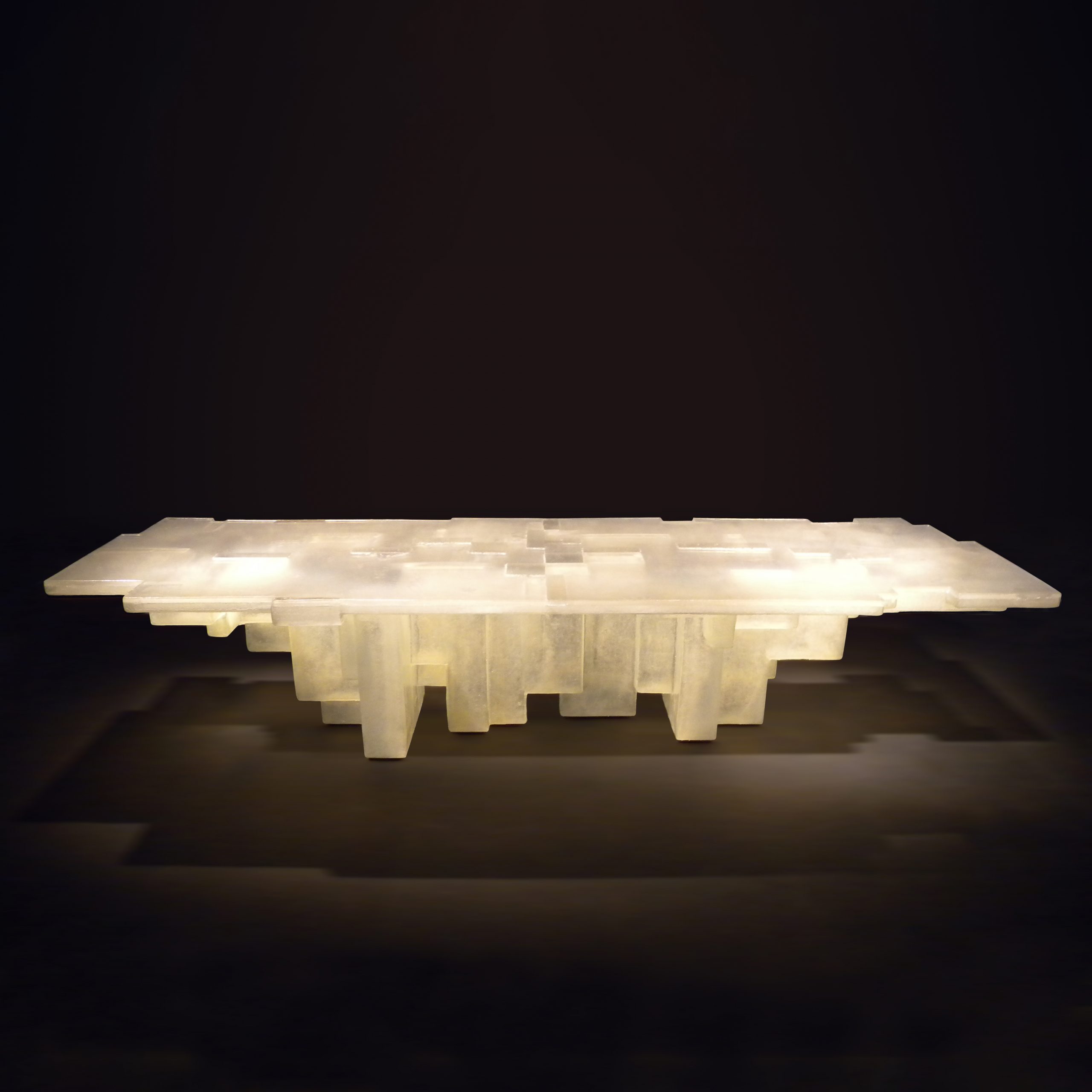 © Studio Nucleo Resin Fossil Table 01 courtesy ammann//gallery
