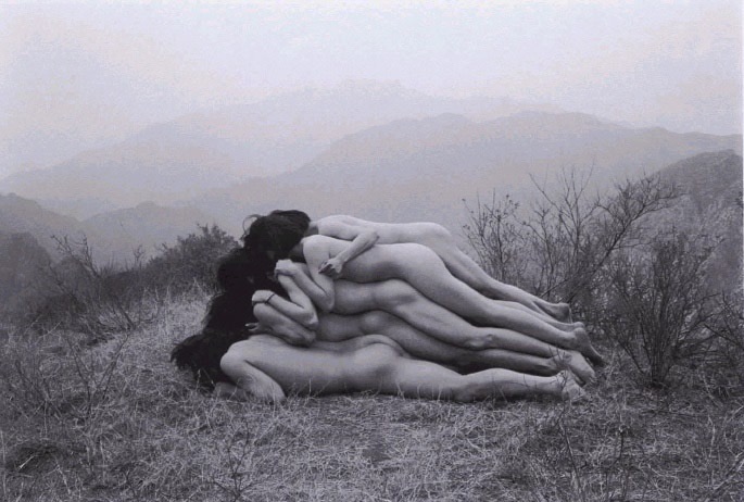 © Zhang Huan 'To Add One Meter to an Anonymou Mountain' courtesy ammann//gallery