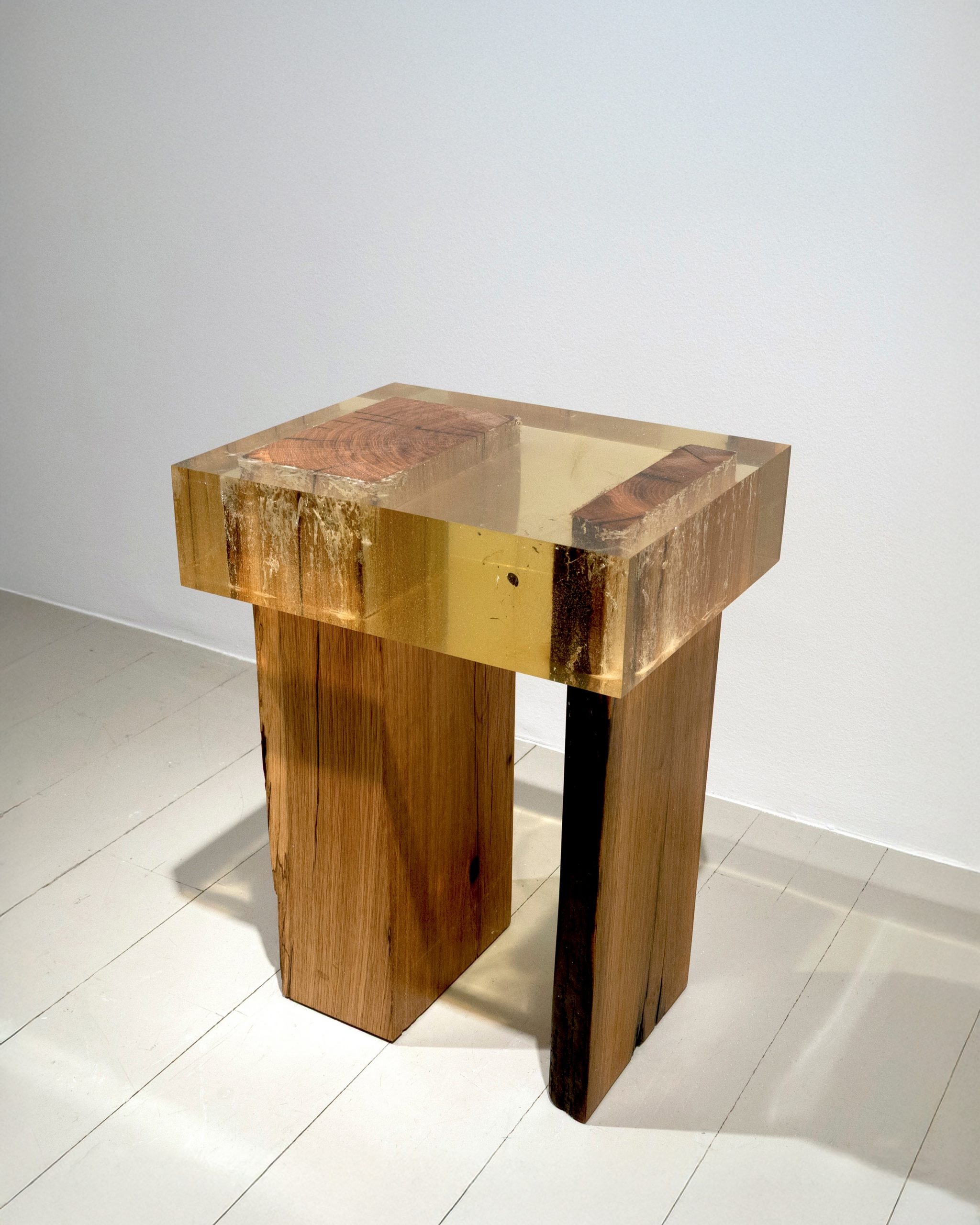 © Studio Nucleo Wood Fossil Stool courtesy ammann//gallery