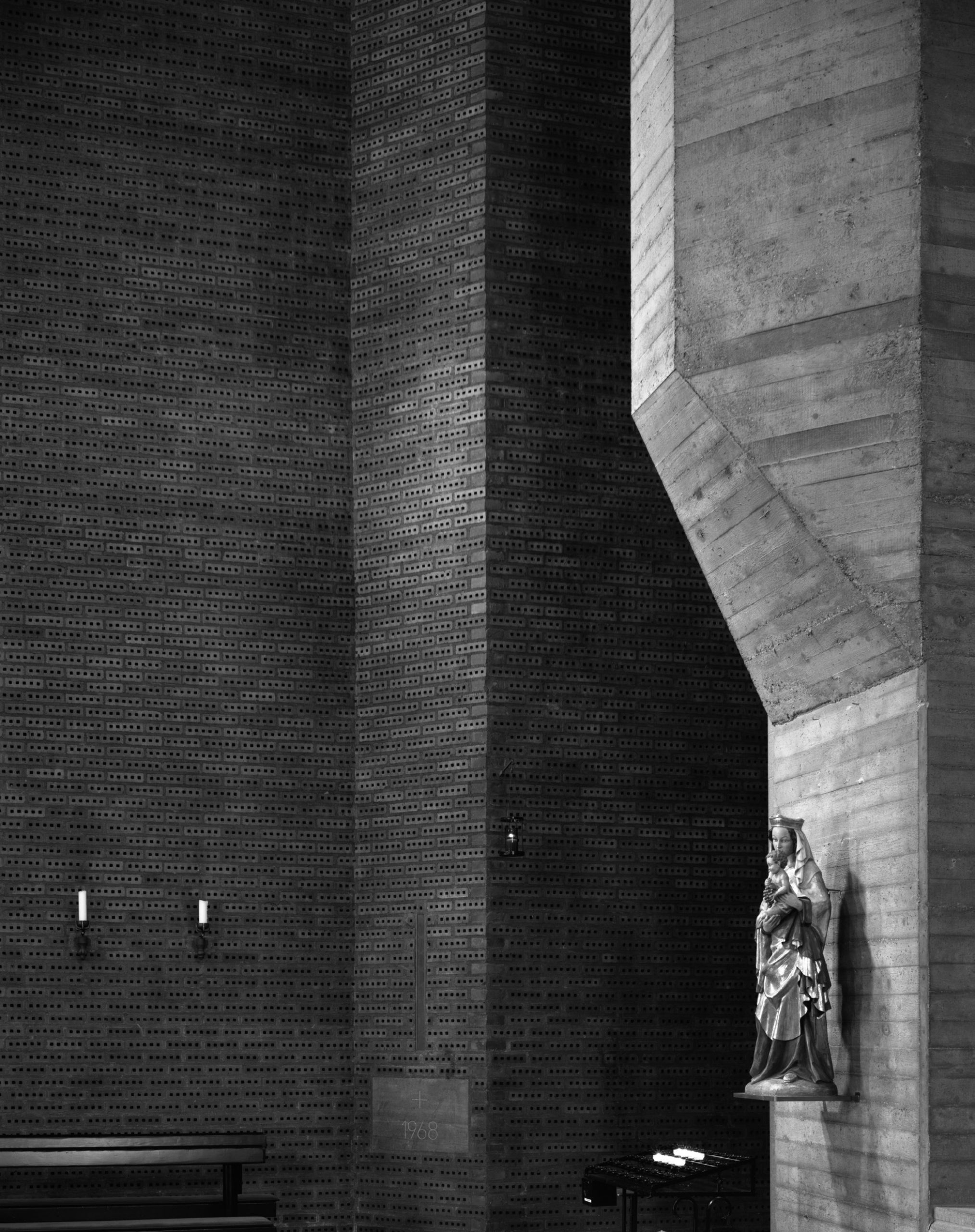 © Hélène Binet 'Resurrection of Christ Church 05' (Architecture by Gottfried Böhm) courtesy ammann//gallery