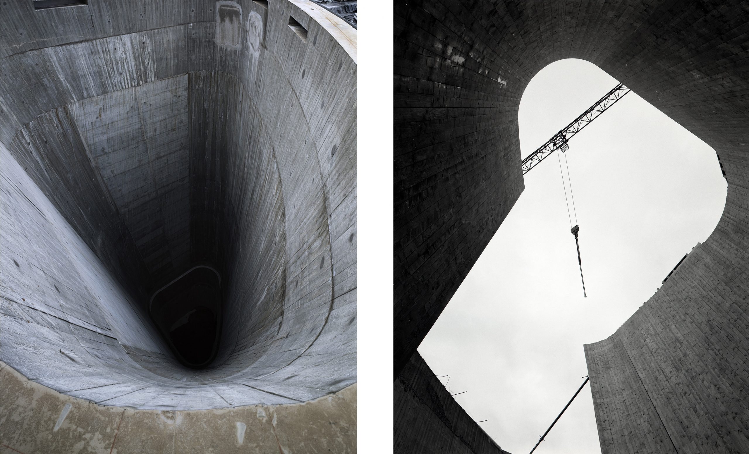 © Hélène Binet 'Phaeno Science Center Diptychon' (Architecture by Zaha Hadid) courtesy ammann//gallery