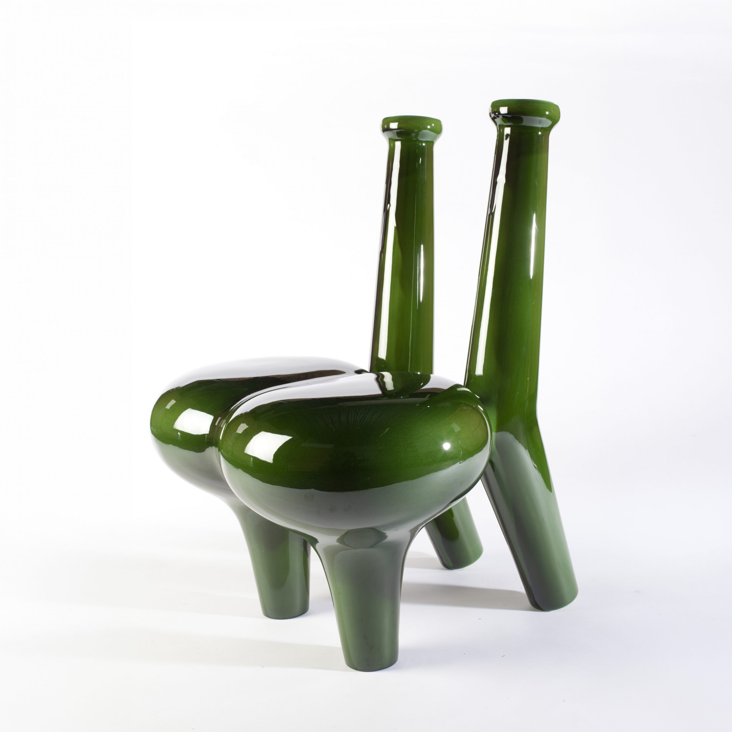 © Satyendra Pakhalé 'Flower Offering Chair Green Glossy' courtesy ammann//gallery