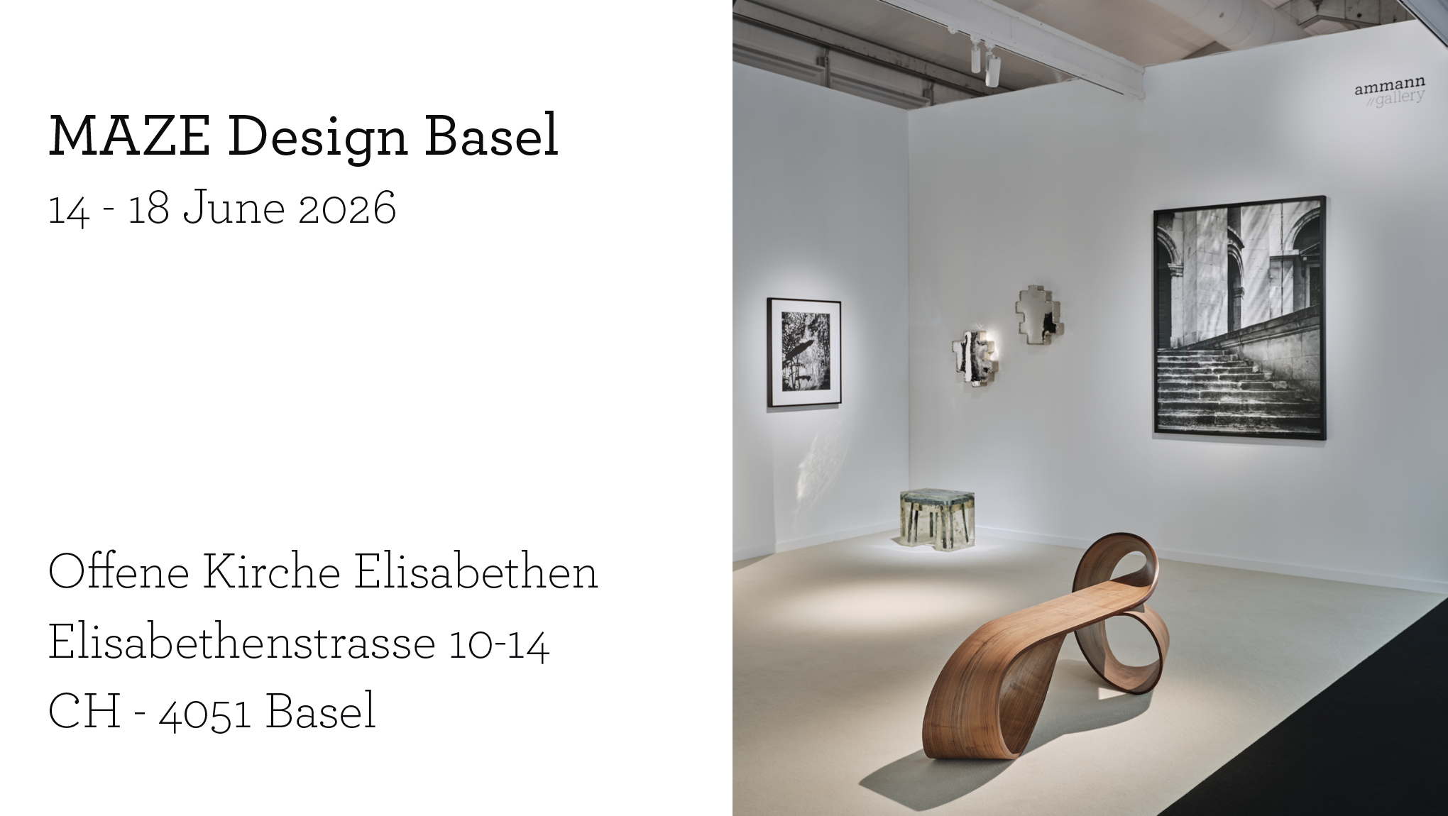 © ammann//gallery at MAZE Basel 2026